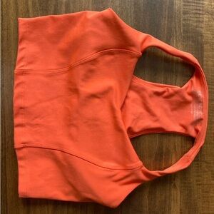 Bright Orange Athletic Tank Top